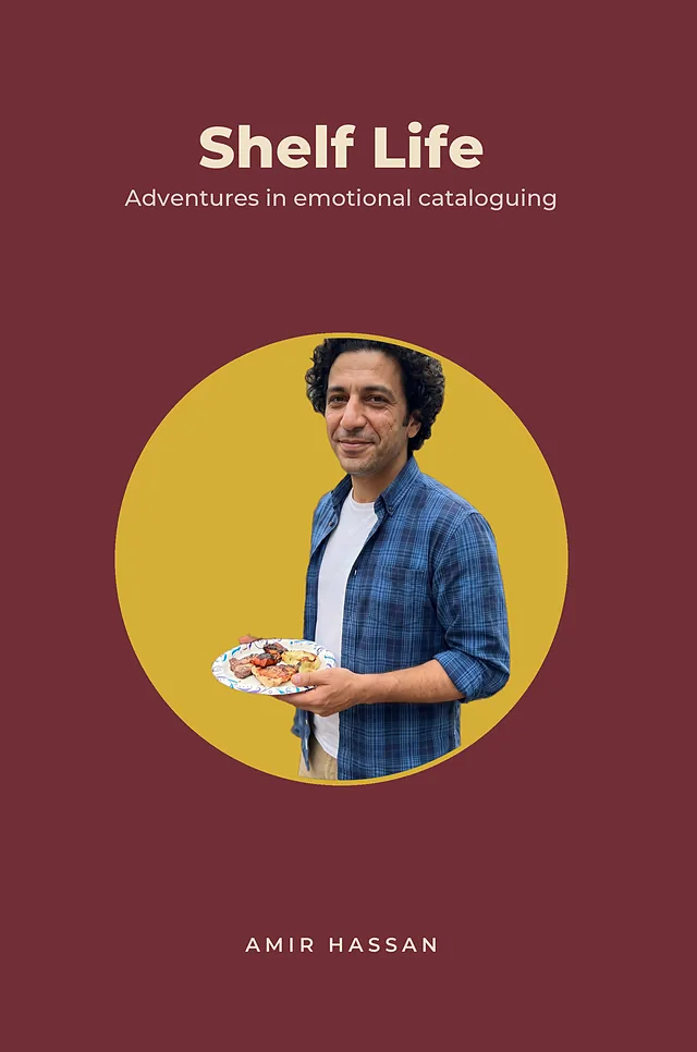 Personalized non-fiction book cover - a custom printed memoir about Amir Hassan