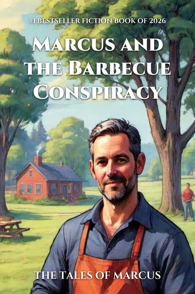 Personalised fiction book cover - a custom printed hardback novel starring Marcus Bell